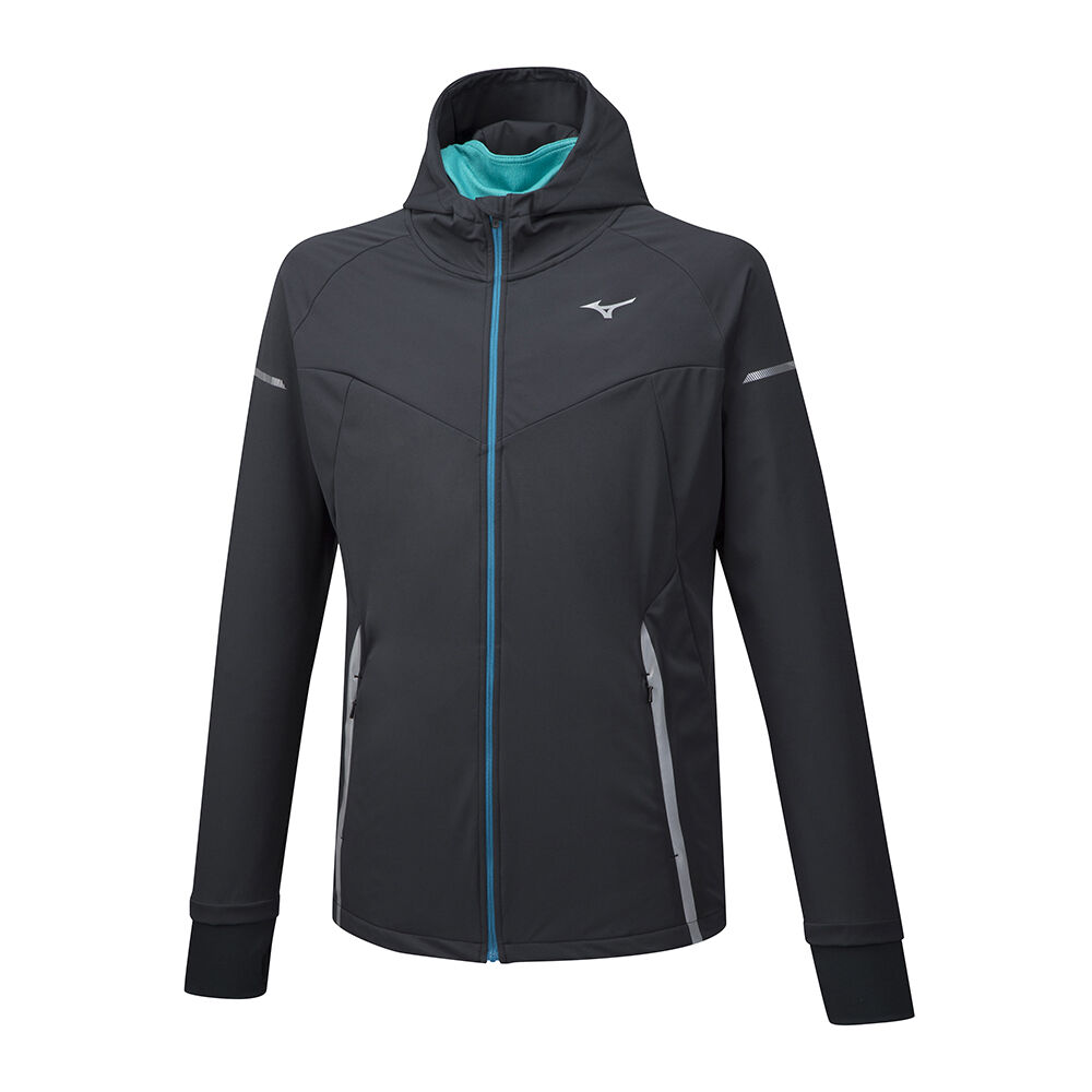 Mizuno Hineri BT Softshell - Erkek Mont - Siyah Türkiye (OHBMRC-683)